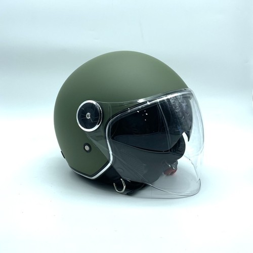 Casco jet verde militare - jet,