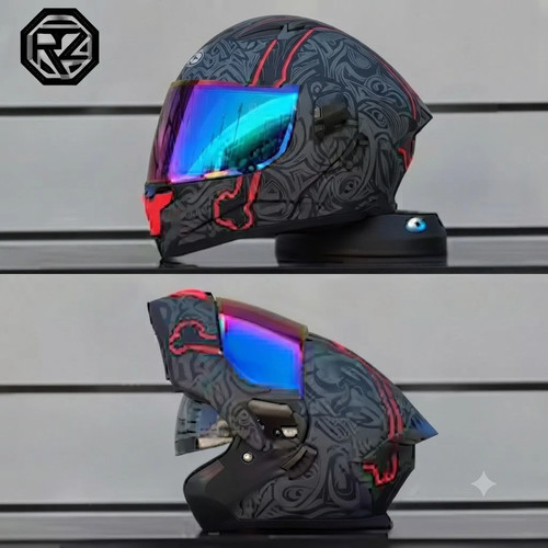 Casco integrale moto - casco,