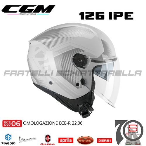 Casco demi jet moto cgm - jet,