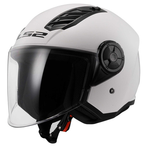 Casco jet ls2 airflow bianco - casco,