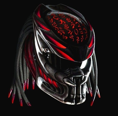 Casco predator personalizzato - casco,