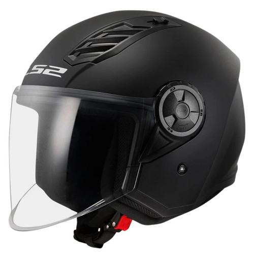 Casco jet ls2 airflow - 2, nero