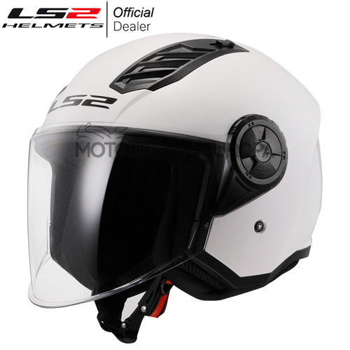 Casco jet ls2 airflow - jet, bianco